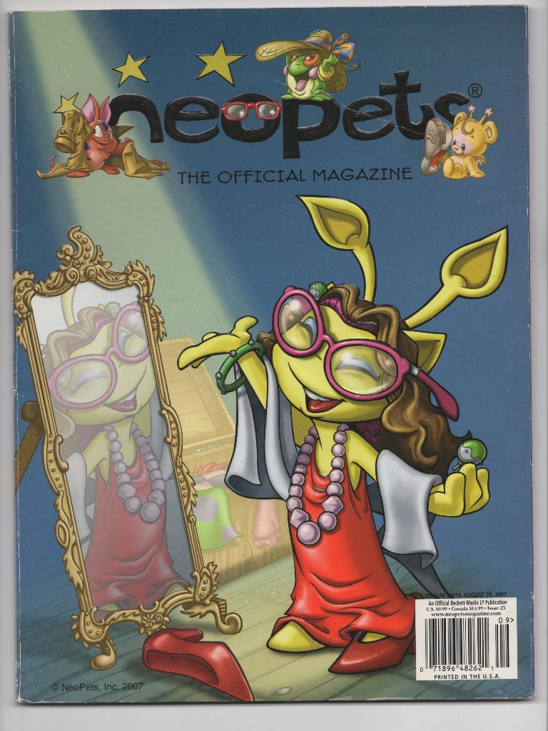 Neopets Magazine Issue 25 With Poster